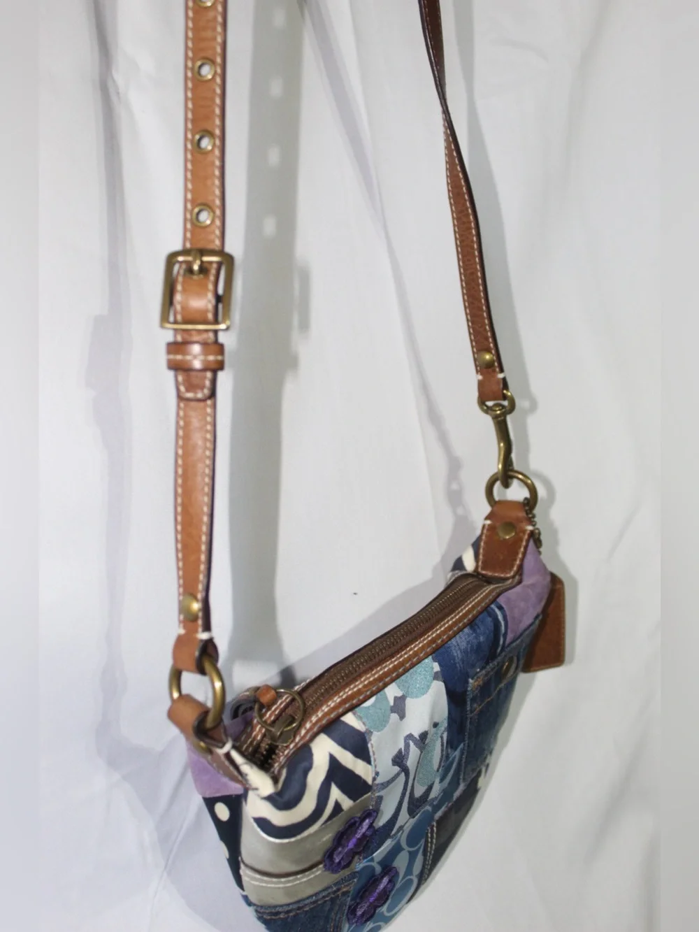 Coach Patchwork Crescent Y2K Bag